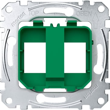 Supporting plates for modular jack connector, green MEG4566-0004
