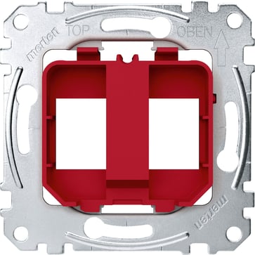 Supporting plates for modular jack connector, red MEG4566-0006