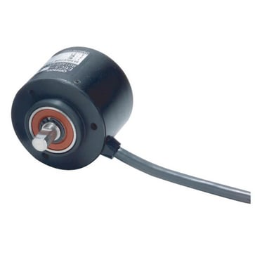 Encoder incremental, 8mm dia. shaft, rugged housing, 720ppr, 12-24 VDC, complementary output, 2m cable, E6C3-CWZ5GH 720P/R 2M 128252