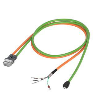 Dual cable pre-assembled 4x0.75/3x2x0.25 for motor S-1FL2 SH20/30/40 with S200 6FX3502-7CD01-1AD0