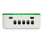 Connected Dimmer, Wiser by SE, micro module, 200W, multiwire, LED, ZigBee, white/green CCT5010-0003 miniature