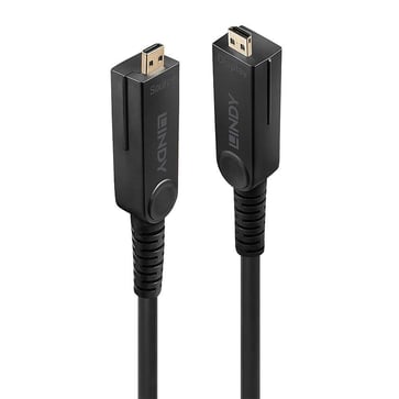 Fibre Optic Hybrid Micro-HDMI 18G kabel med DVI & HDMI adapter 40M 38323