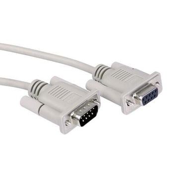RS232 Cable, DB9 M/F 1,8m 11.01.6218