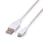 USB 2.0 kabel A-Micro B han/han hvid 3,0m 11.99.8755 miniature