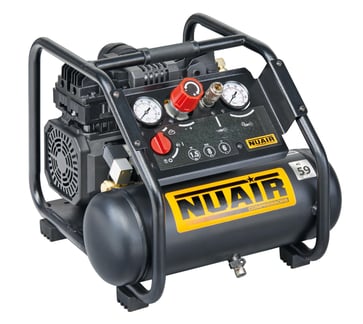 Nuair 16/6OF compressor 230v 1,5hp 160L/min 6L tank 54215