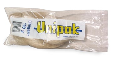 Unipak flax skein bundt in plasticbag 100 gr 1500210