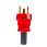 Plug S8 prof round, red/green 443100 miniature
