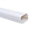 Straight cover for heating pump duct 77 x 64 mm white 449145 miniature