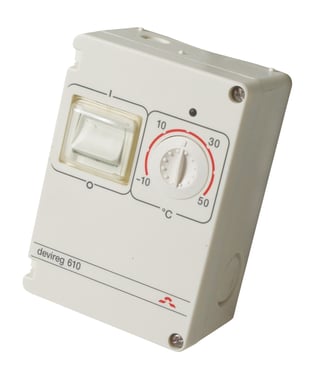 Thermostat devireg 610  -10°C/+50°C 1C 140F1080