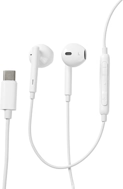 Earpod-høretelefoner med USB-C kabel længde 1,2 m. Hvid  - ES652200 ES652200