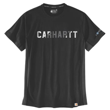Carhartt T-Shirt Force Flex 105203 sort str 2XL 105203N04-XXL