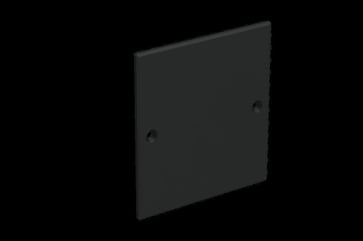 Lid installation box single black 9017 STA501034