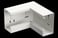 Internal corner 130/72 white R9003 STA550037 miniature