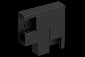 L-piece kit dropper 170A/65 black R9017 STA550133