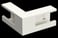 External corner TAS+IH130/72 white INS5552403 miniature