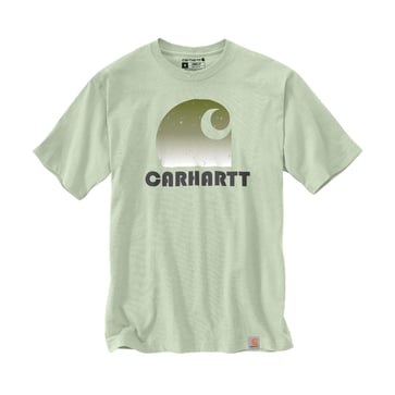 Carhartt Heavy S/S C Graphic T-Shirt 106151GF3 grøn str L 106151GF3-L