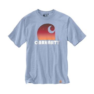 Carhartt Heavy S/S C Graphic T-Shirt 106151 grøn str M 106151HC5-M