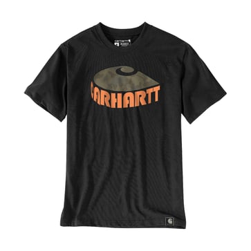 Carhartt Camo C Graphic T-Shirt 106155 sort str S 106155BLK-S