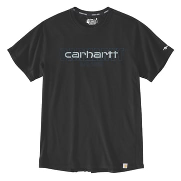 Carhartt Force Logo Graphic T-Shirt 106653 sort str L 106653N04-L