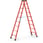 Stepladder double-sided GRP 2x8 steps 2,44m 41257 miniature