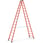 Stepladder double-sided GRP 2x14 steps 4,12 m 41260 miniature