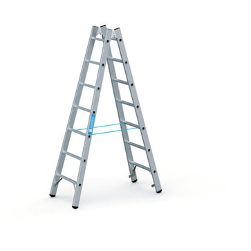 Stepladder, double-sided, 2x7 steps 2,06m 40277