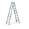 Stepladder, double-sided, 2x8 steps 2,34m 40312 miniature