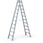Stepladder, double-sided, 2x10 steps 2,90m 40313 miniature
