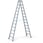 Stepladder, double-sided, 2x12 steps 3,46m 40314 miniature