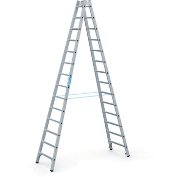 Stepladder, double-sided, 2x14 steps 4,02m 40315