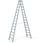 Stepladder, double-sided, 2x14 steps 4,02m 40315 miniature