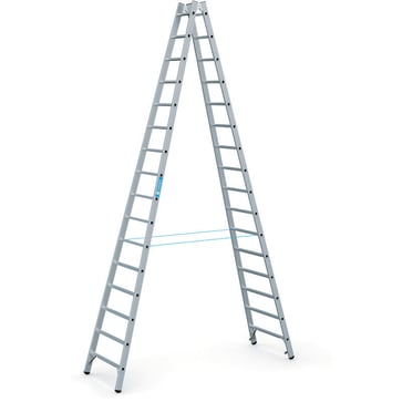 Stepladder, double-sided, 2x16 steps 4,58m 40316
