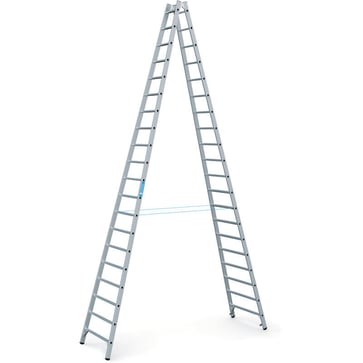 Stepladder, double-sided, 2x20 steps 5,70m 40317