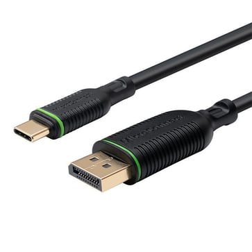 USB-C Displayport kabel 1m sort MC-USBCDP1