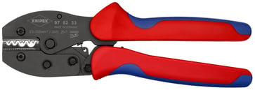 KNIPEX PreciForce® Crimping Pliers burnished with multi-component grips 220 mm 975233 97 52 33