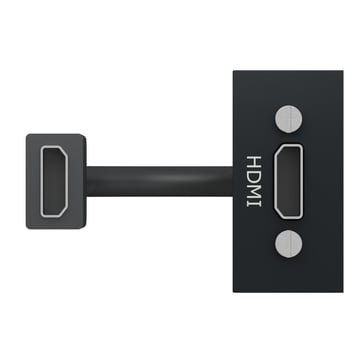 Udtag enkelt HDMI - Antracit NU343054