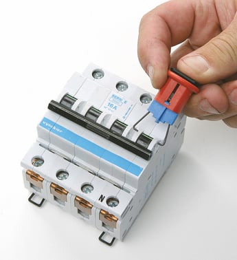 Miniature Circuit Breaker Lockouts - Pin-In Standard 90848