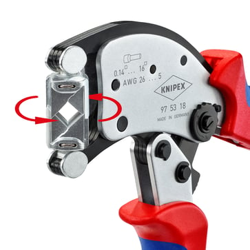 KNIPEX Self-Adjusting Crimping Pliers 97 53 18 97 53 18