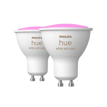 Philips HUE LED Spot White & color ambiance 5,7W (35W) GU10 Dimmable 2-pack 929001953112