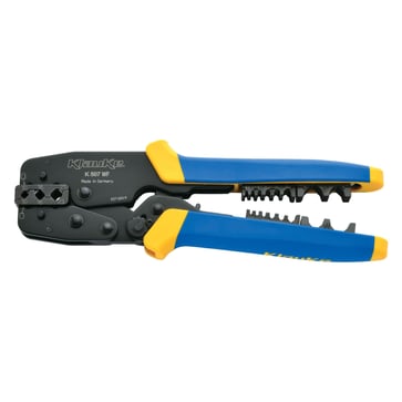 Crimping tool with interchangeable dies for wire end sleeves K507WF