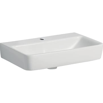 Geberit Renova Compact washbasin 60 x 37 cm  tap hole=central overflow=without white 502.999.00.1