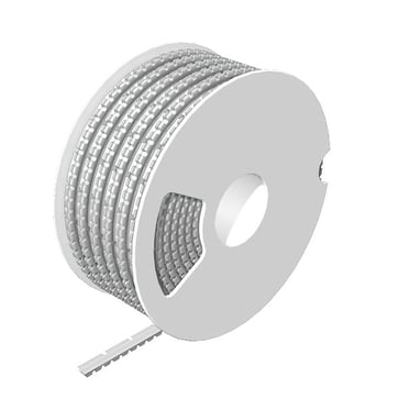 Cable coding system, 1.2 - 1.8 mm, 3.8 mm, PC-ABS, TPU, white 2719040000