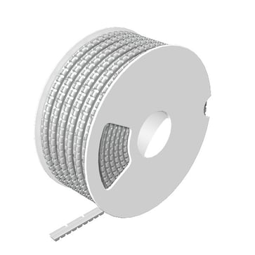 Cable coding system, 1.8 - 2.5 mm, 4.6 mm, PC-ABS, TPU, white 2719100000