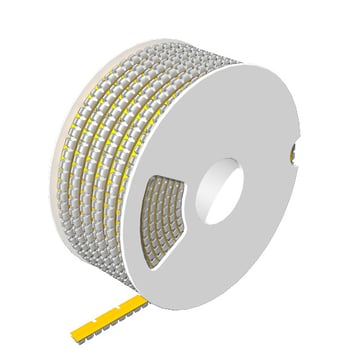 Cable coding system, 2.5 - 3.3 mm, 5.4 mm, Printed characters: without, PC-ABS, TPU, yellow 2719190000