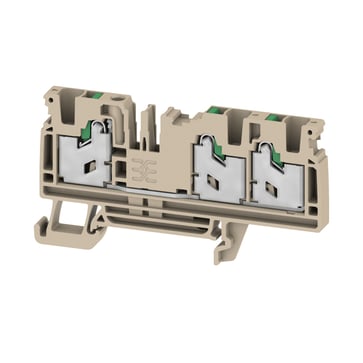 Feed-through terminal block, SNAP IN, 4 mm², 1000 V, 32 A, Number of connections: 3 2874840000