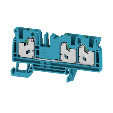 Feed-through terminal block, SNAP IN, 4 mm², 1000 V, 32 A, Number of connections: 3 2874850000