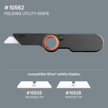 Slice Foldekniv med kraftigt metalhåndtag 10562 5810562