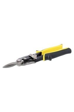 Bahco Straight Cut Aviation Shears with Increased Power by Lever Action and Yellow Colour Coded Handle up to 1.5 mm MA421