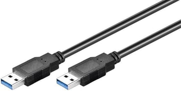 USB 3.0 A kabel 2m sort USB3.0AA2B