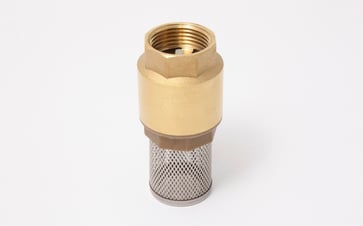 Suctionfilter 1" female brass, w/non-return valve 01.960